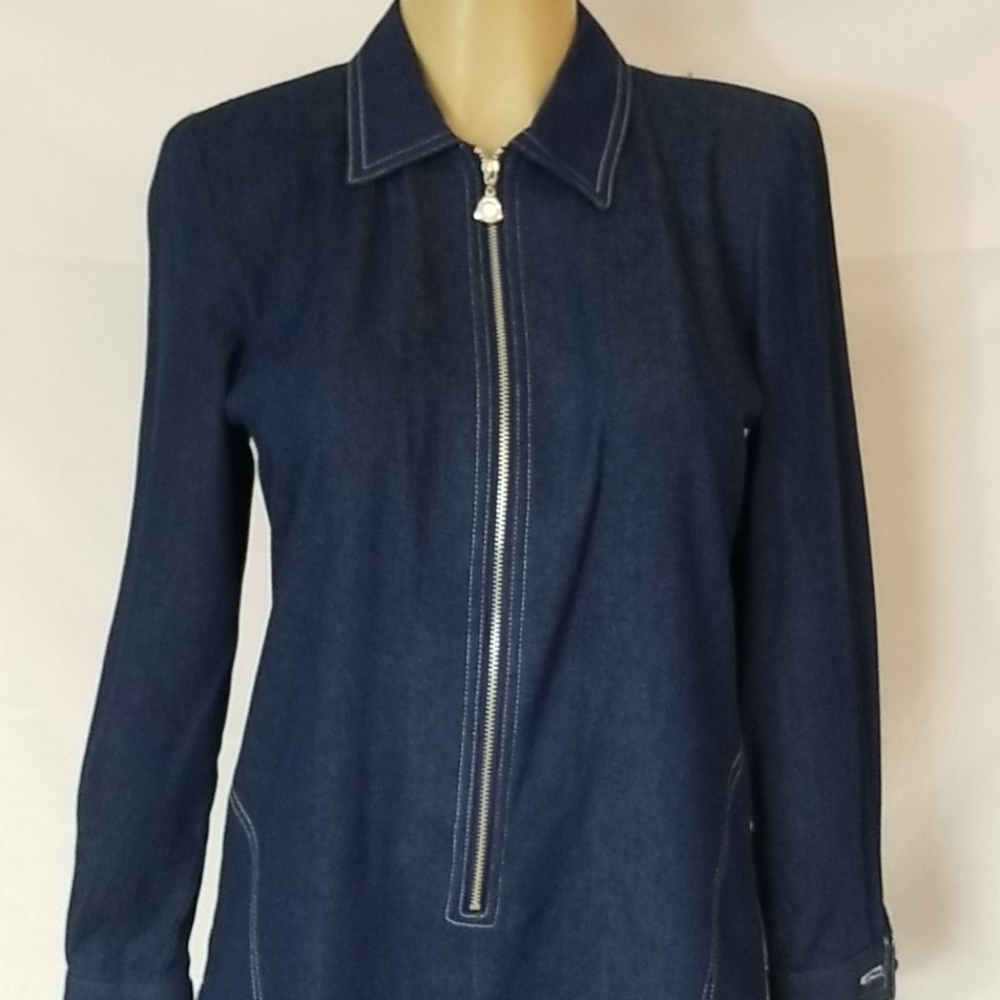 SANDRA OW- WING FOR N.R.1 JEAN DRESS SIZE 6 - Picture 2 of 7